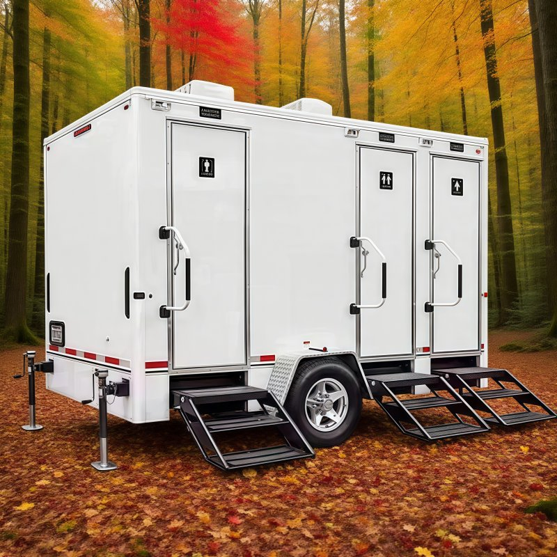 Luxury Durable Portable Bathroom Units with Mobile Toilet Trailer for Camping Adventure