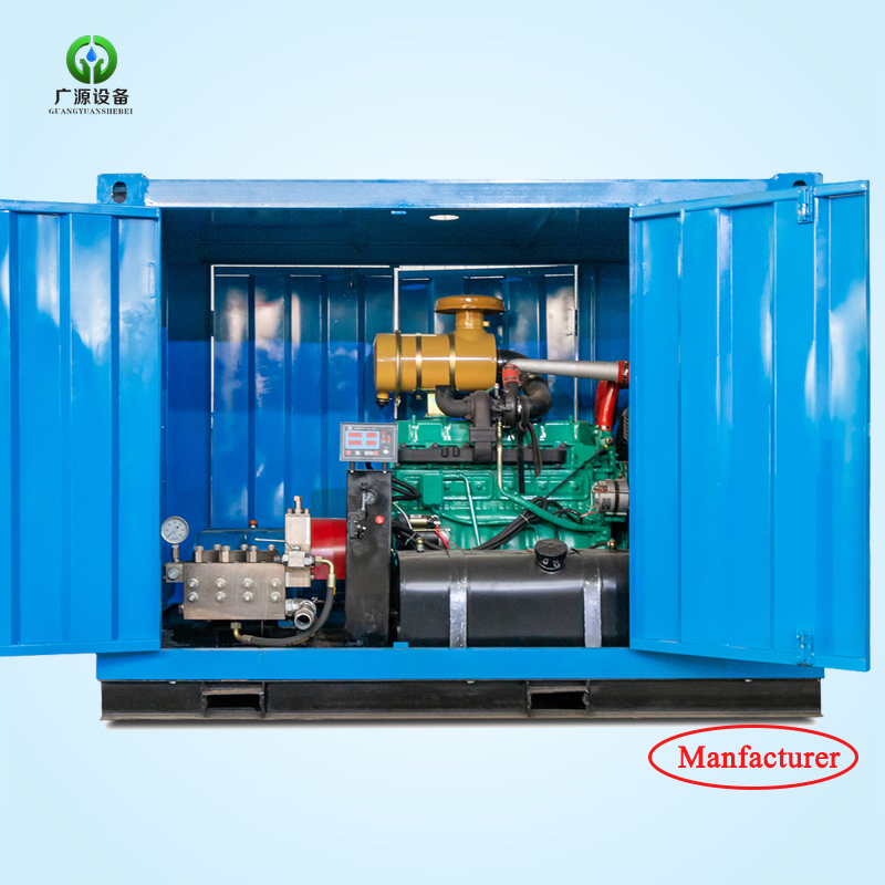 200bar Drain Pipe Cleaner Diesel High Pressure Sewer Cleaning Equipment