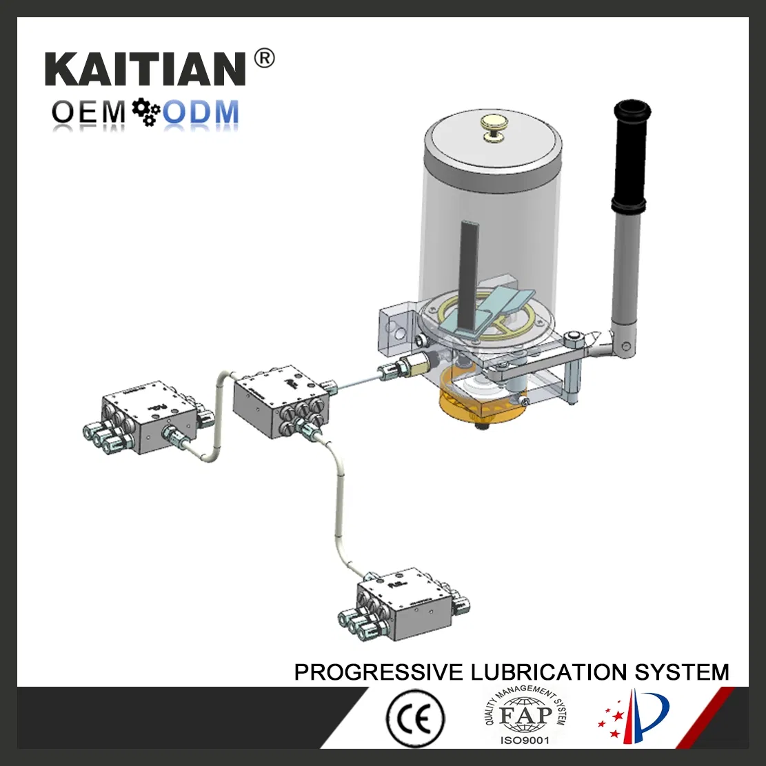 Customized Manual Pump High Pressure Progressive Lubrication System Grease Lubrication Pump Used on Coal Mine Machinery Innovative Hydraulic Pump
