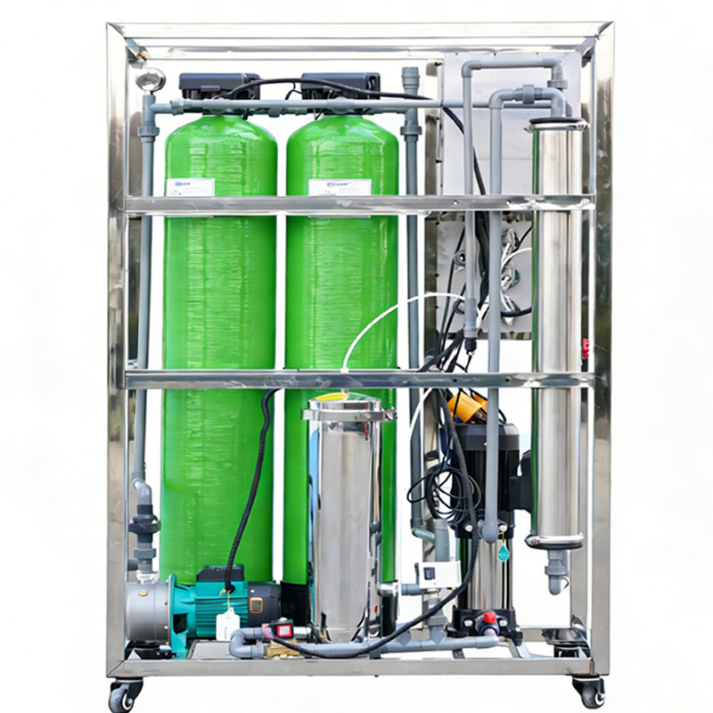 RO Purified Equipment 250lph Magnetic Water Treatment Descaling Equipment Drinking Water Treatment Equipment with Pre Treatment Tank/UV/Ozone Sterilization Syst