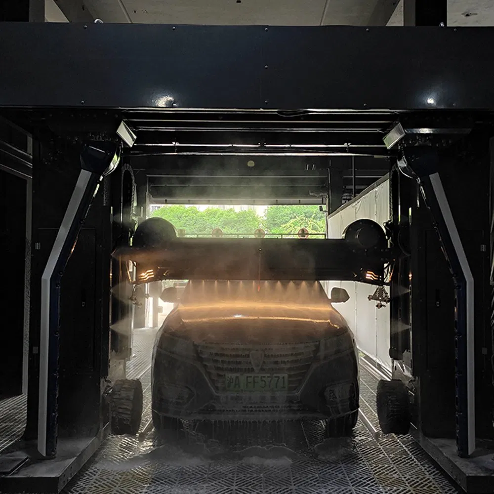 contactless car wash system double arm