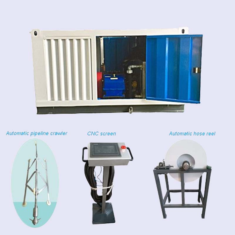 Good Quality 280bar Large Sewer Drain Pipeline Cleaning Hydro Blaster Equipment