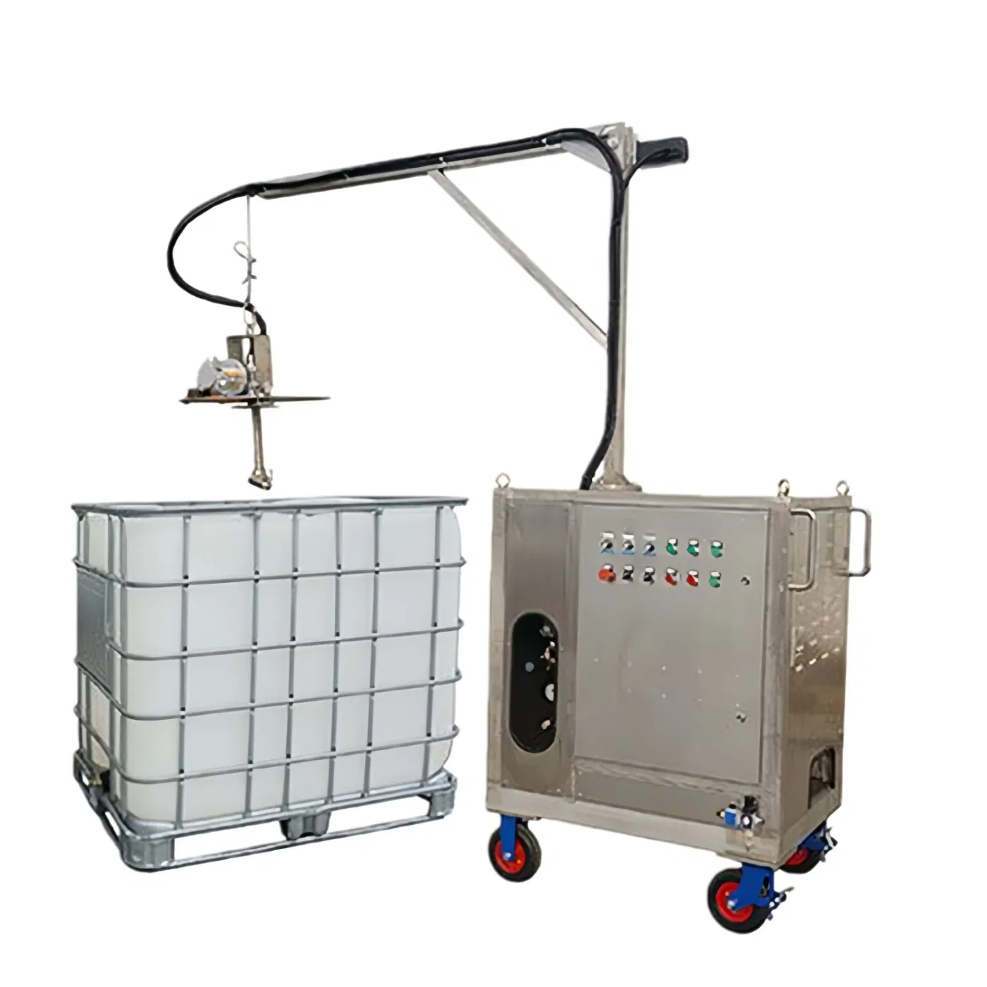 High-Efficiency Low Pressure IBC Cleaning System for Industrial Use