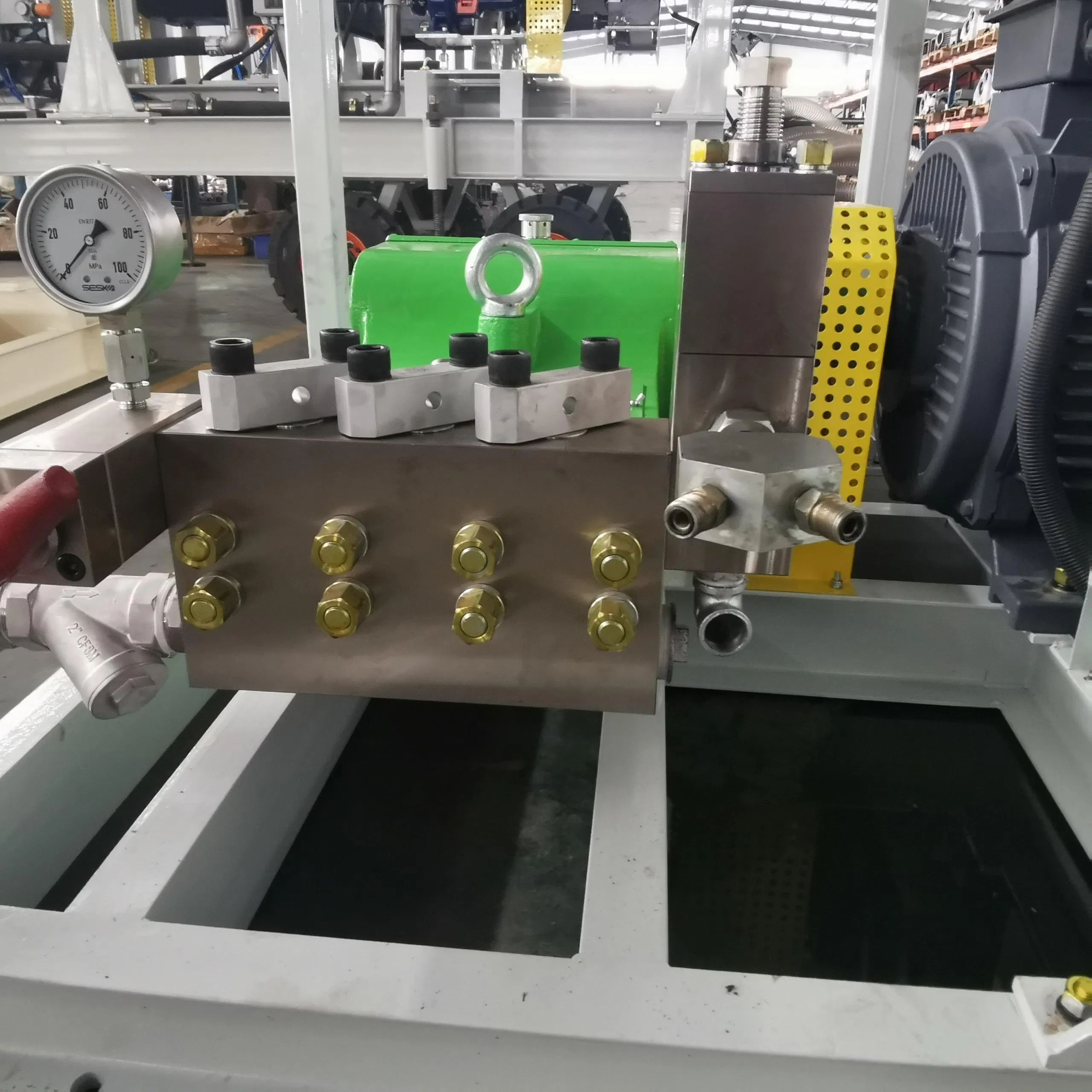 520bar 270lpm Industrial Descaling Equipment for Chemical Plant Heat Exchanger Cleaning