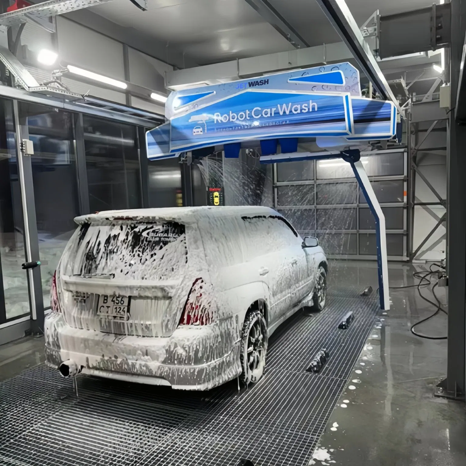 2025 Hot Sale 150 Bar Siemens Accessories Used Foam Systems Fully Automatic Car Wash Equipment for Service Area