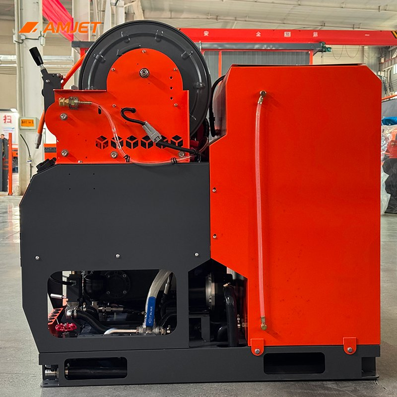 4350psi40lpm Heavy Duty Pipe Drain Cleaning Equipment for Industrial Pipe Cleaning Sewer Flushing Washer