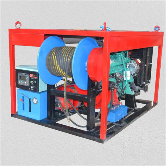 210bar 3200psi Diesel Engine High Pressure Cleaning Machine Snake Sewer Pipe Drain Cleaning System