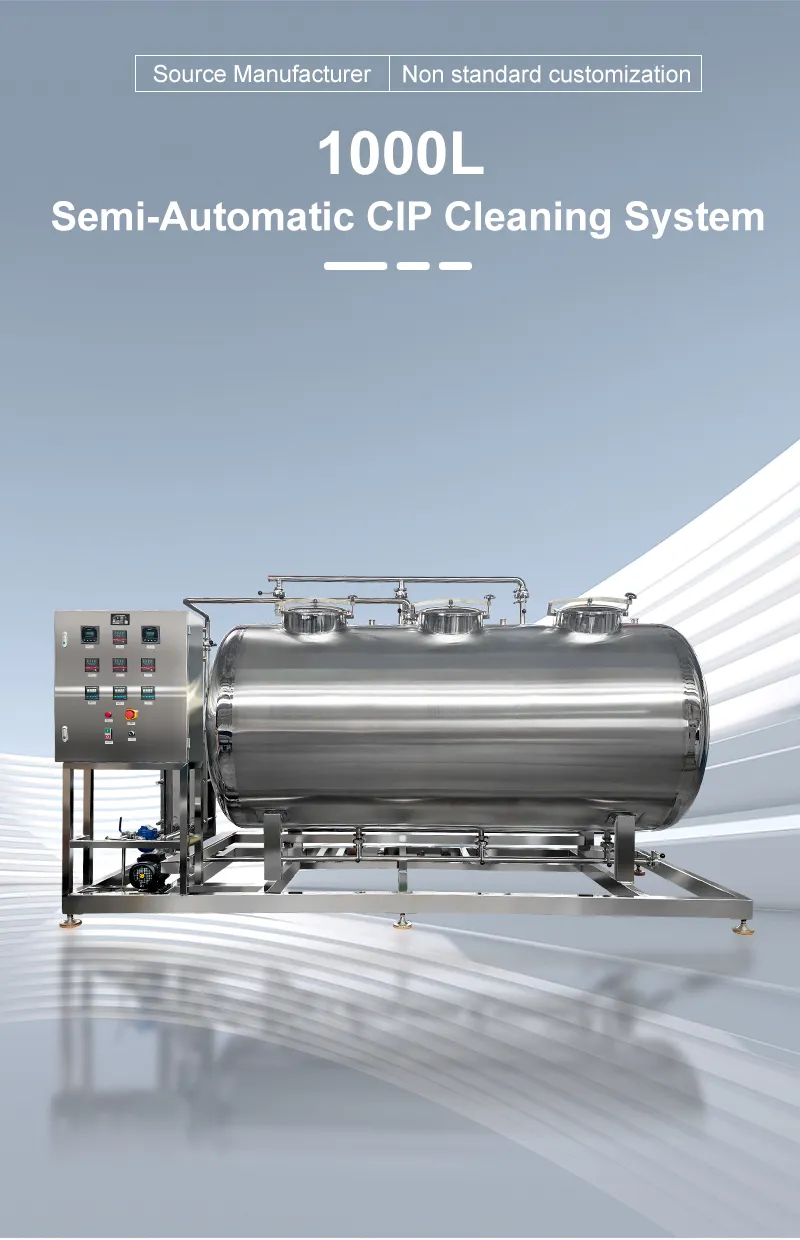 CIP Cleaning System Setup