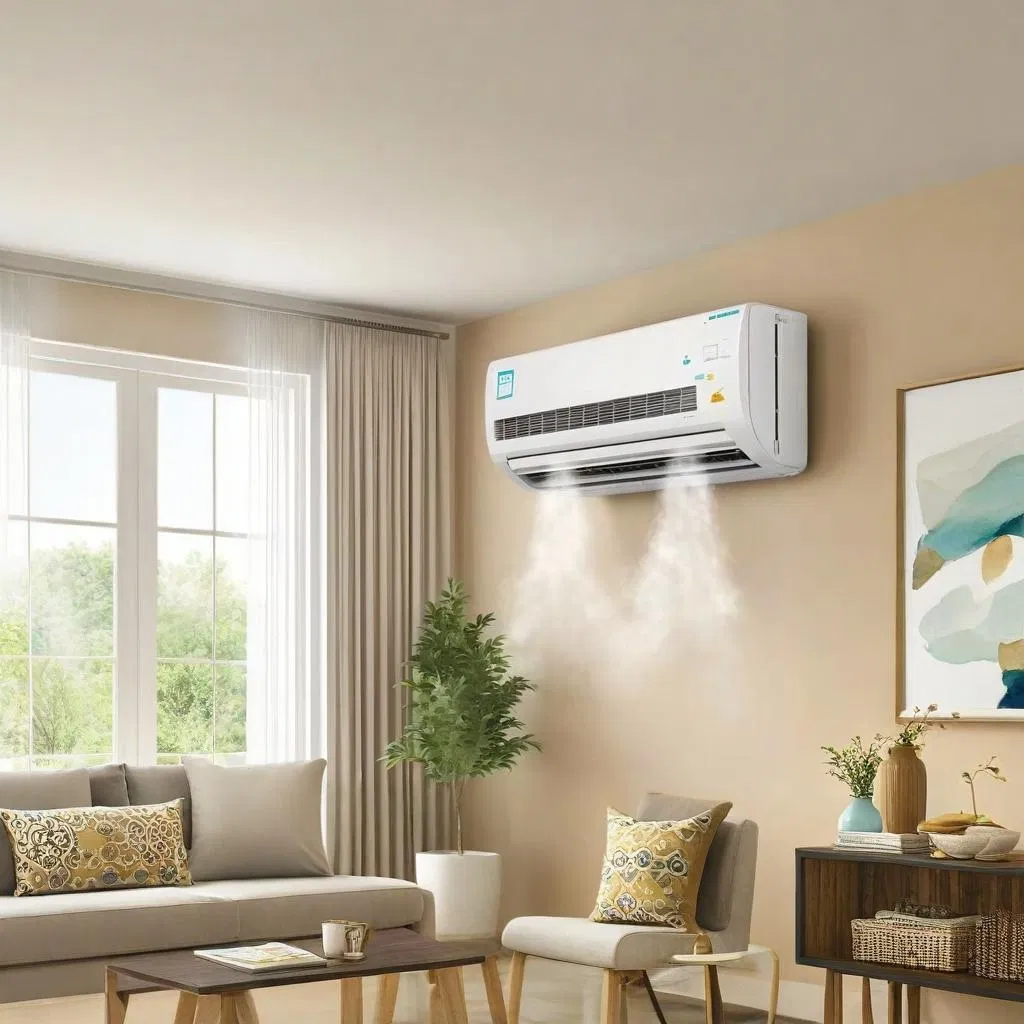 Split AC Unit Display