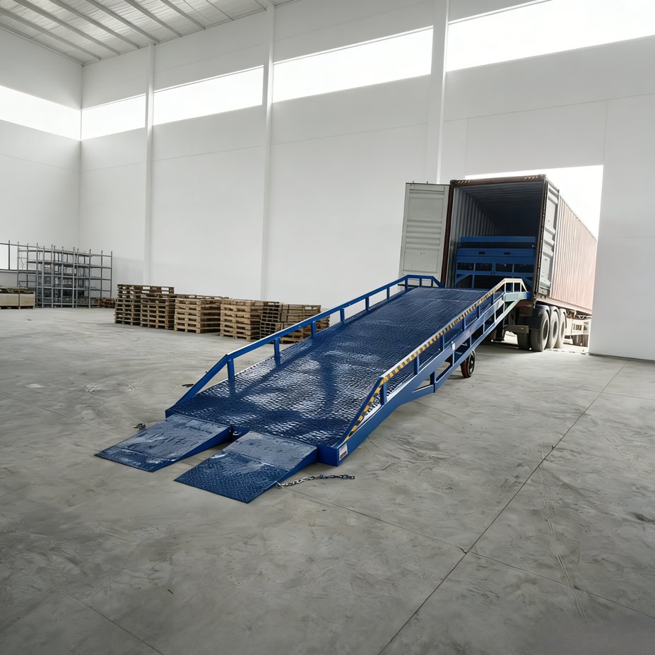 Industrial Dock Ramp for Heavy Cargo and Large Volume Logistics Mobile Yard Ramp 8t 10t 12t 14t 16t