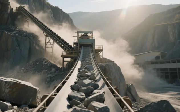 Stone quarrying plant