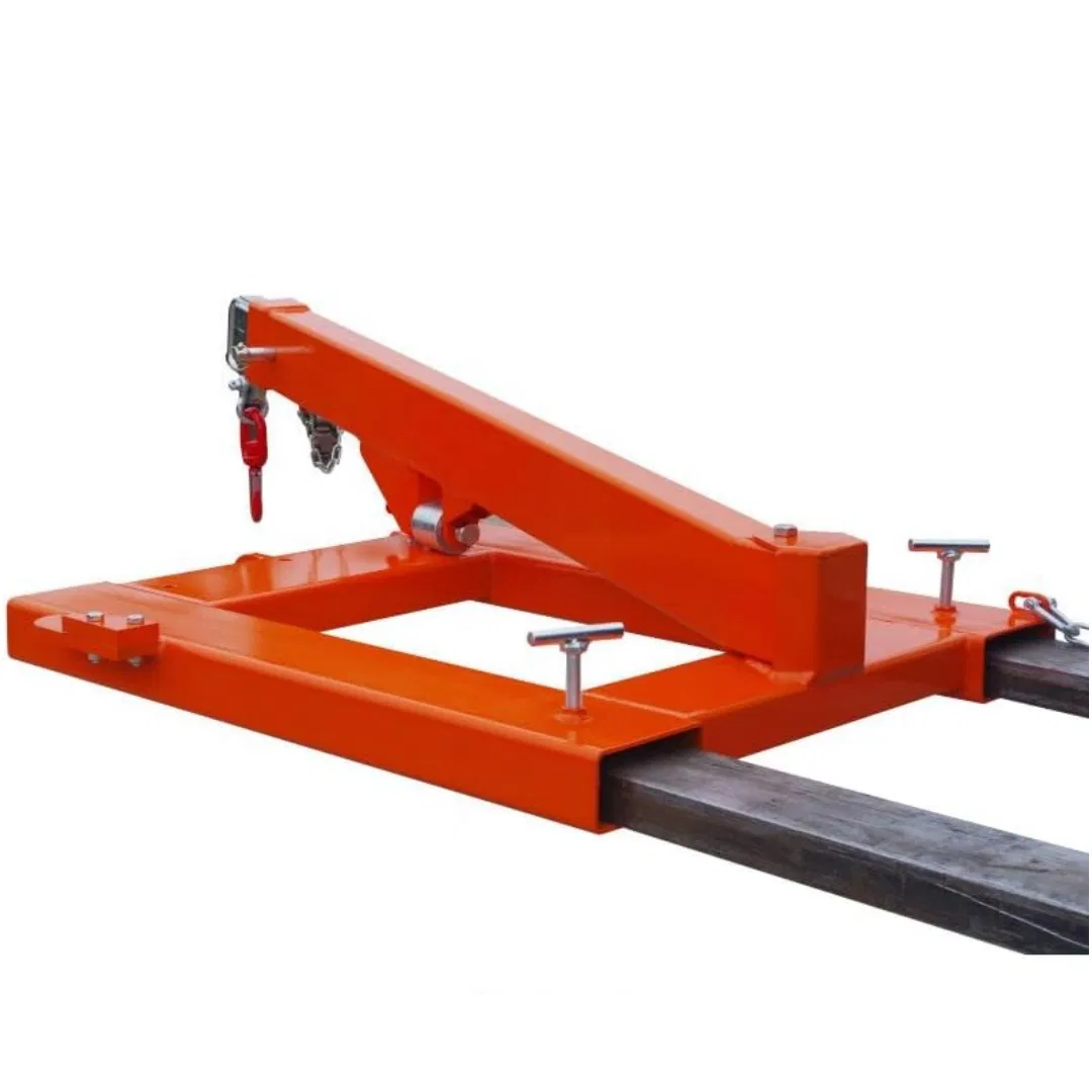 Forklift Attachment Fork Mounted Forklift Jib Extension Forklift Telescoping Swing Lifting Jib Cranes Boom