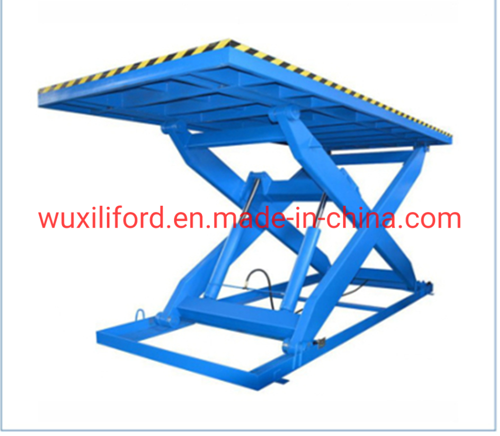 Chinese Manufacturer Electric Scissor Lift Hw2008 Hydraulic Electric Lift Table AC Powered Stationary Scissor Lifting Platform Fixed Scissor Lift Table 2000kg