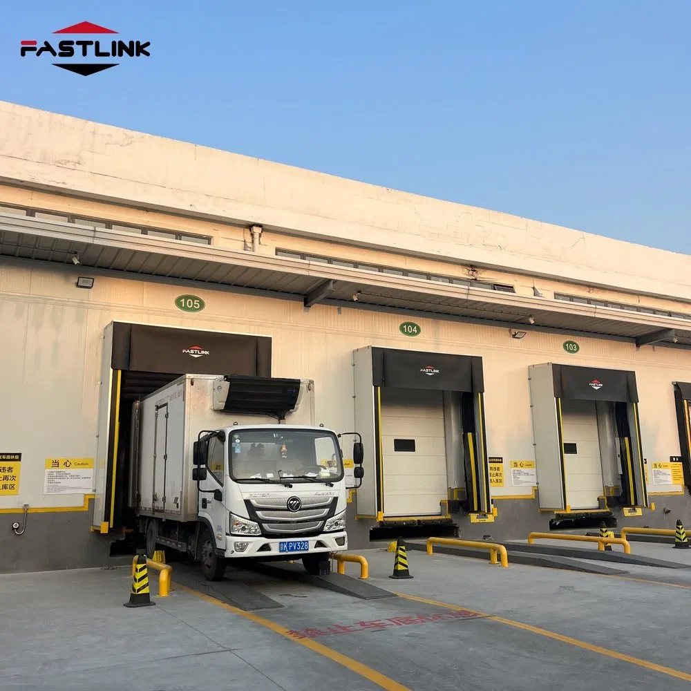 Fastlink Commercial Industrial Alloy Increased Security and Protection Loading Dock Equipment Telescopic Dock Levelers
