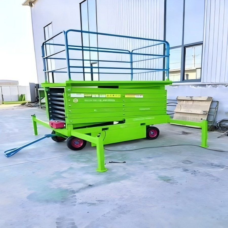 Portable Articulated Construction Machine, Mobile Hydraulic Mobile Indoor Scissor Lift Platform
