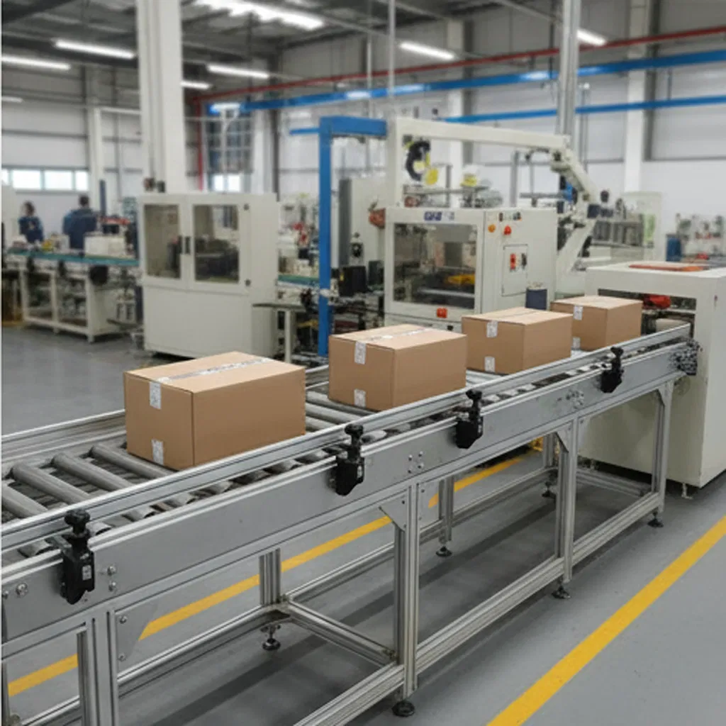 Motorized Automatic Industrial Steel Stainless PU PVC Roller Conveyor