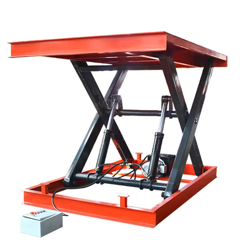 2m 4m 6m 2t 5t 10t 20ton Freight Elevator Fixed Hydraulic Durable Customize Electric Platform Heavy Duty Cargo Goods Table Stationary Scissor Lift for Garage