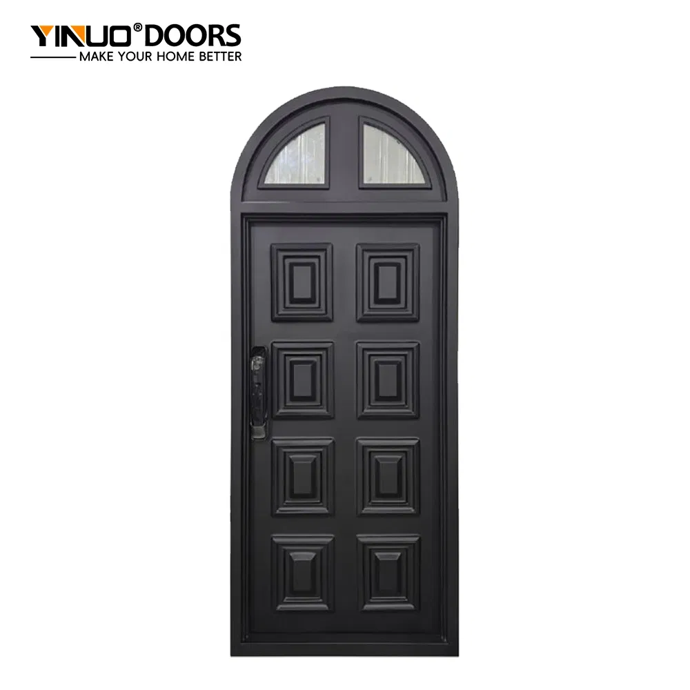 Industrial Minimalist Iron Gate Anti Climb Design Tamper Proof Welding