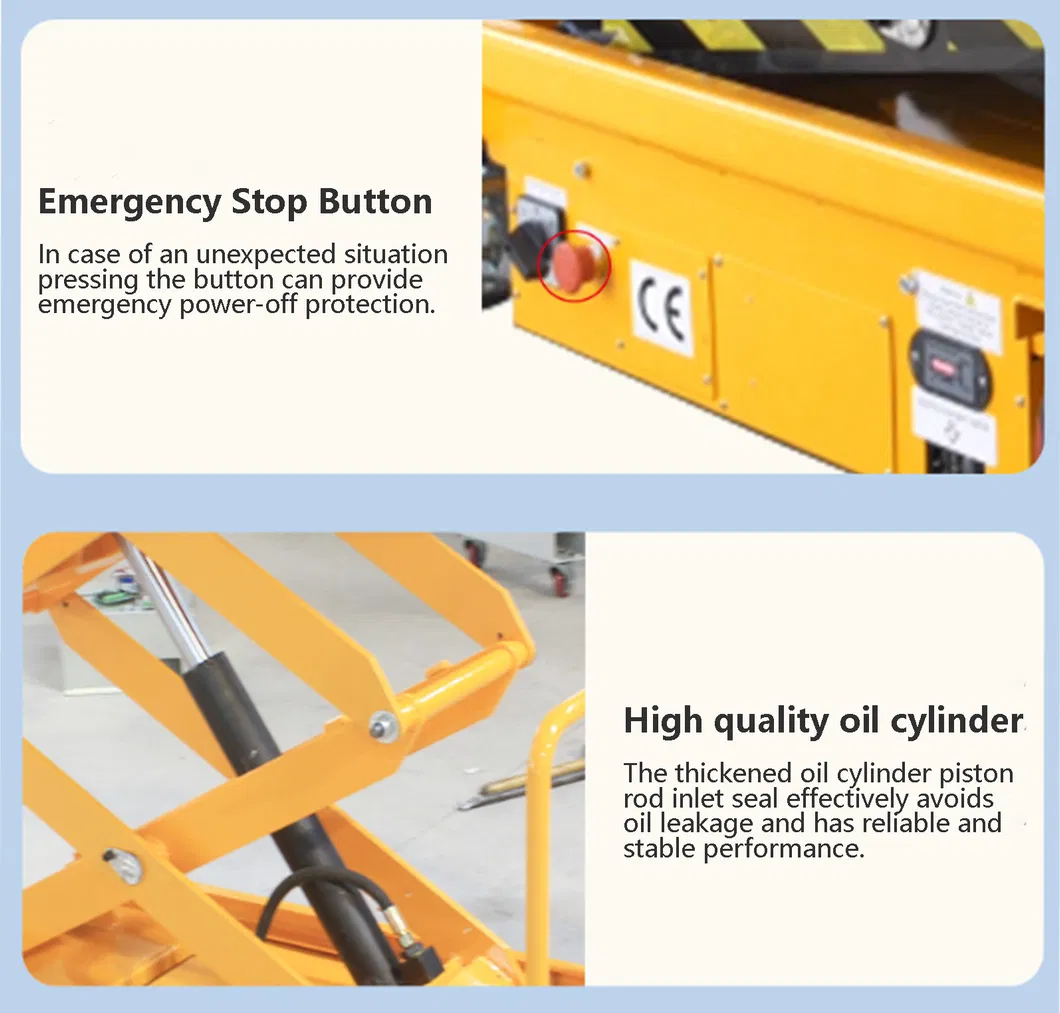 Electric Scissor Lift Side View