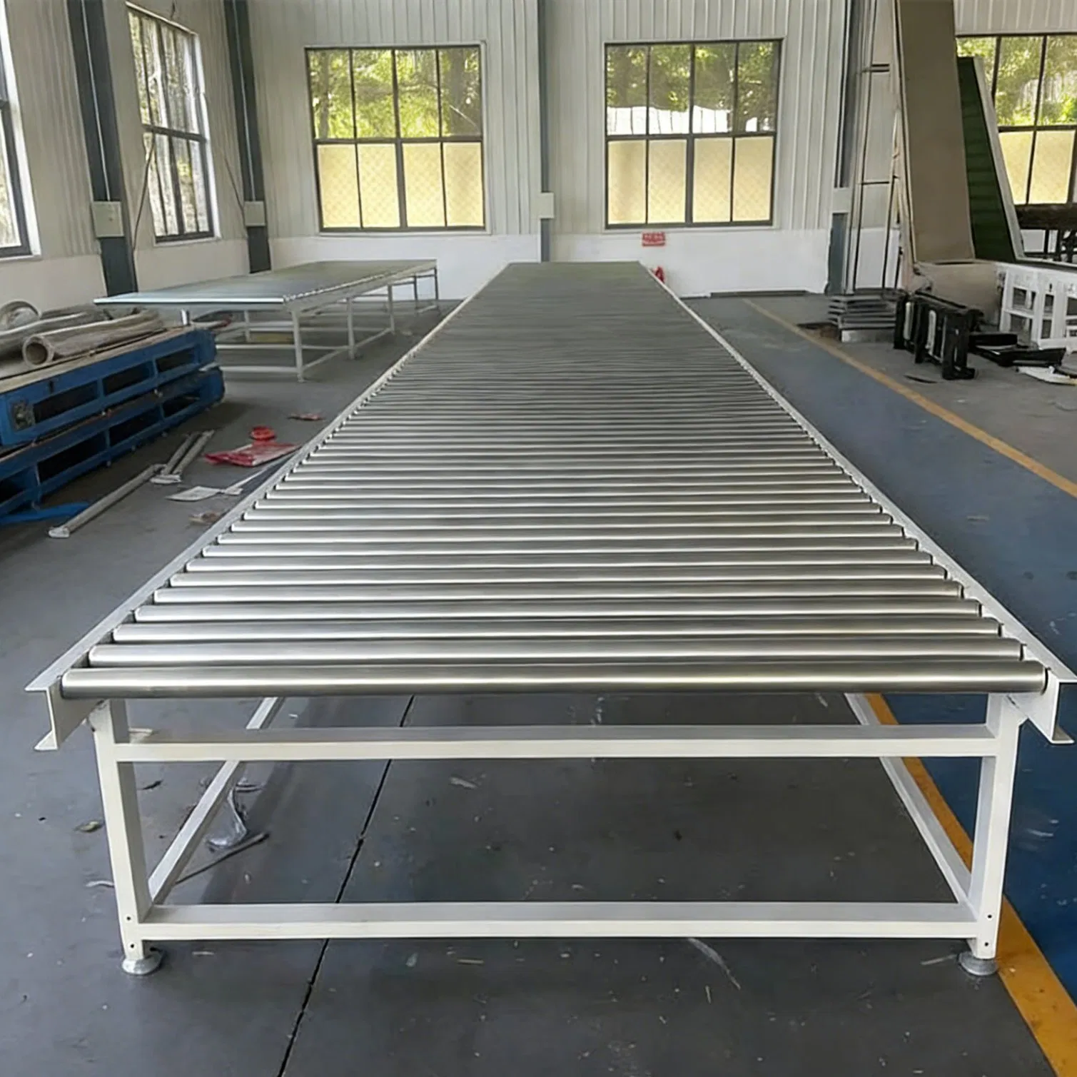 Stainless Steel Roller Conveyor for Sorting with Industrial Rollers