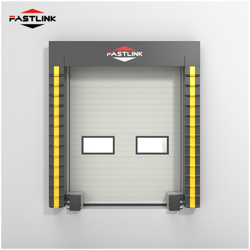 Fastlink Hot Sale Factory Warehouse Customized PVC Curtain Fabric Waterproof Insulated Truck Sponge Loading Dock Door Seals