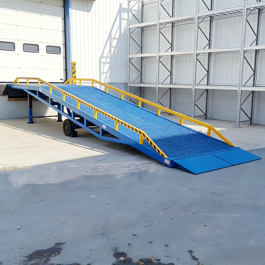 Industrial Dock Ramp for Heavy Cargo and Large Volume Logistics Mobile Yard Ramp 8t 10t 12t 14t 16t