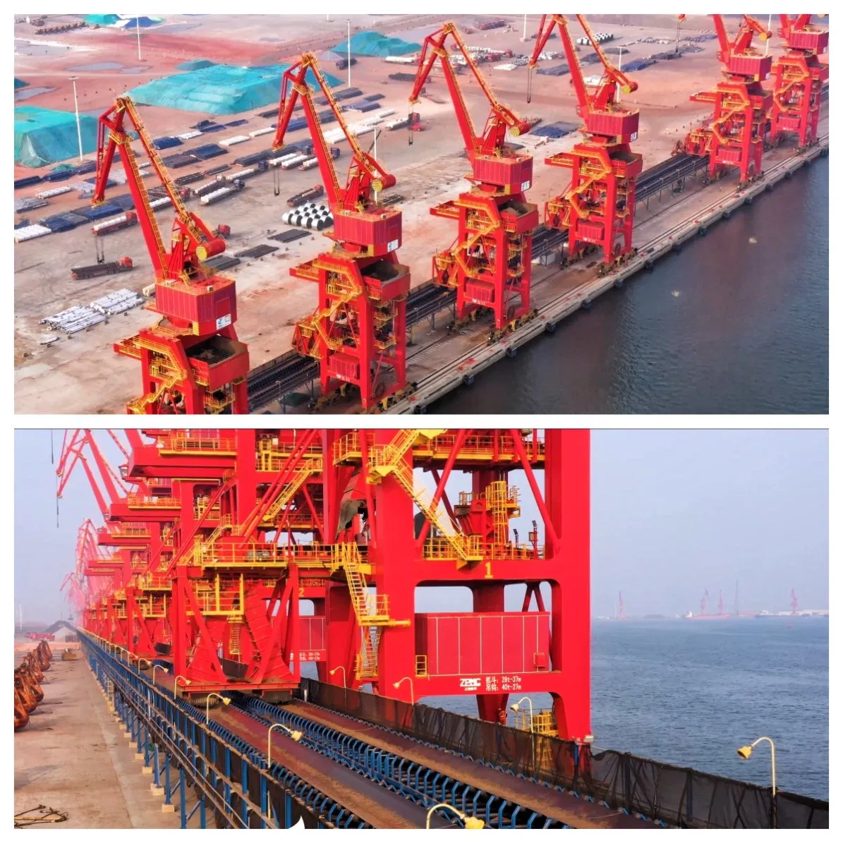 Long Distance Overland Turning Curved Industrial Mining Pipe Roller Pulley Belt Conveyor for Coal Steel Cement Metallury Coking Port Energy Power Plant