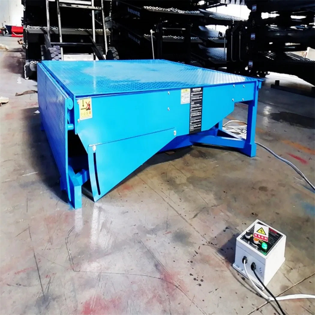 Hydraulic Power Dock Ramp Lifting Platform Fixed Loading Unloading Dock Leveler Lift Table Work Equipment