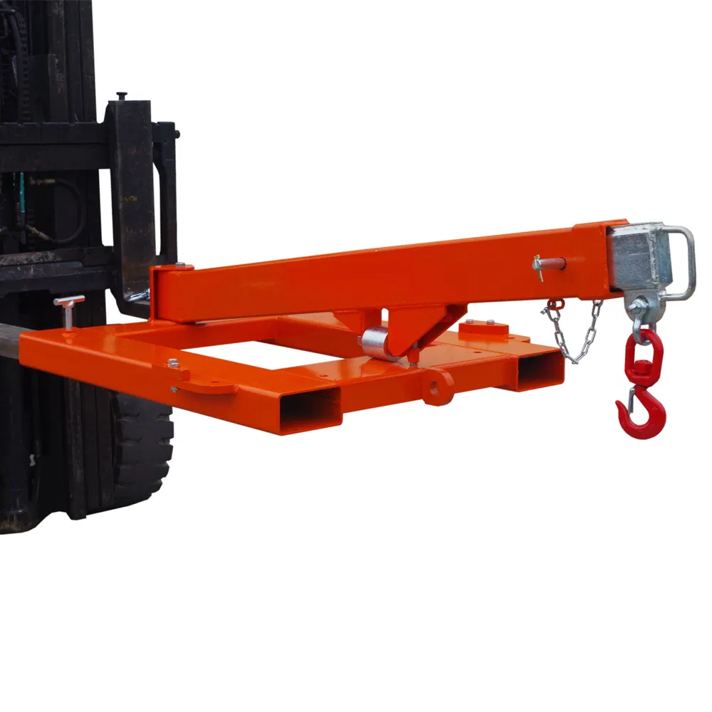 Forklift Attachment Fork Mounted Forklift Jib Extension Forklift Telescoping Swing Lifting Jib Cranes Boom