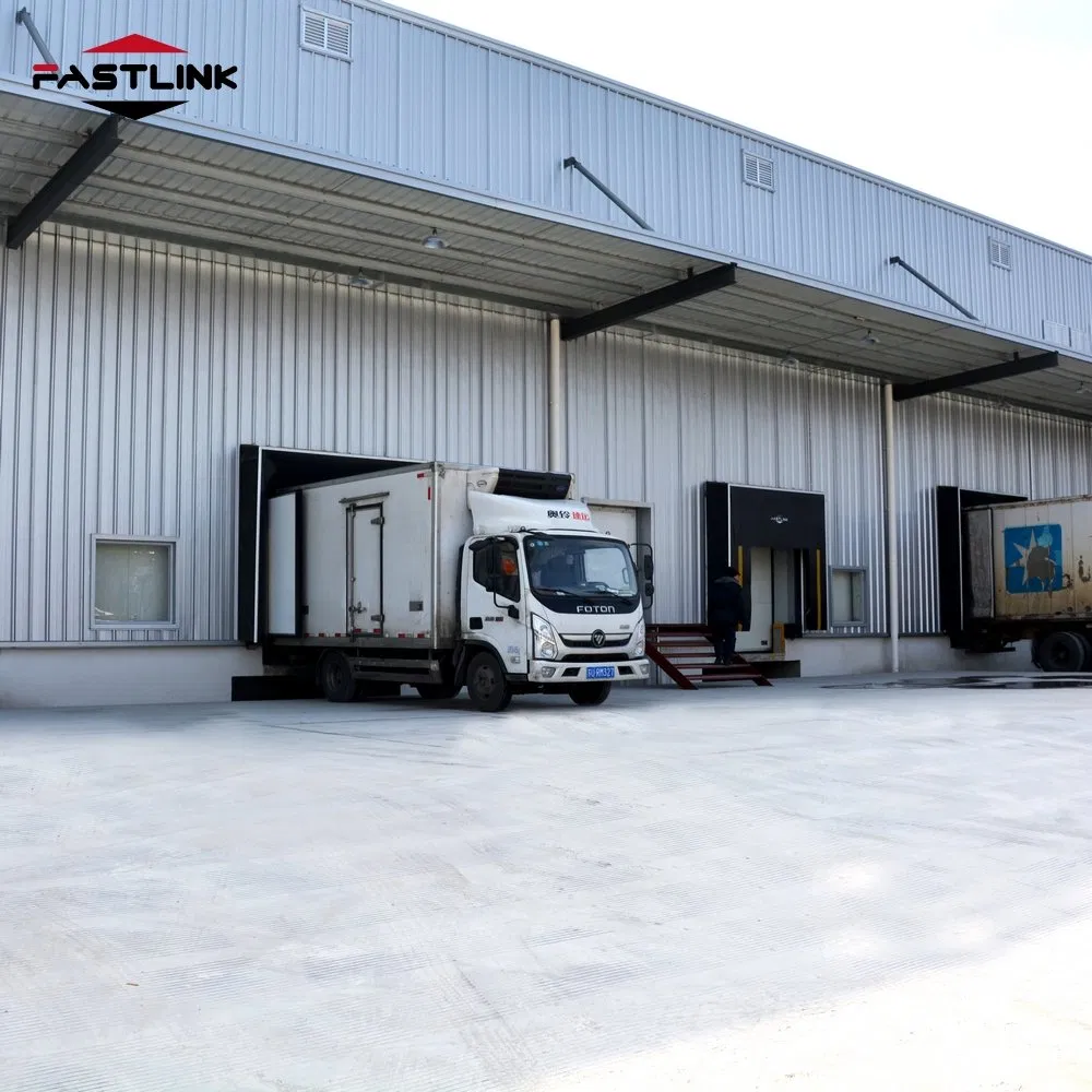 Fastlink Warehouse Entrance Customized PVC Fabric Waterproof Pioneer Mechanical Loading Dock Truck Seals Dock Shelters