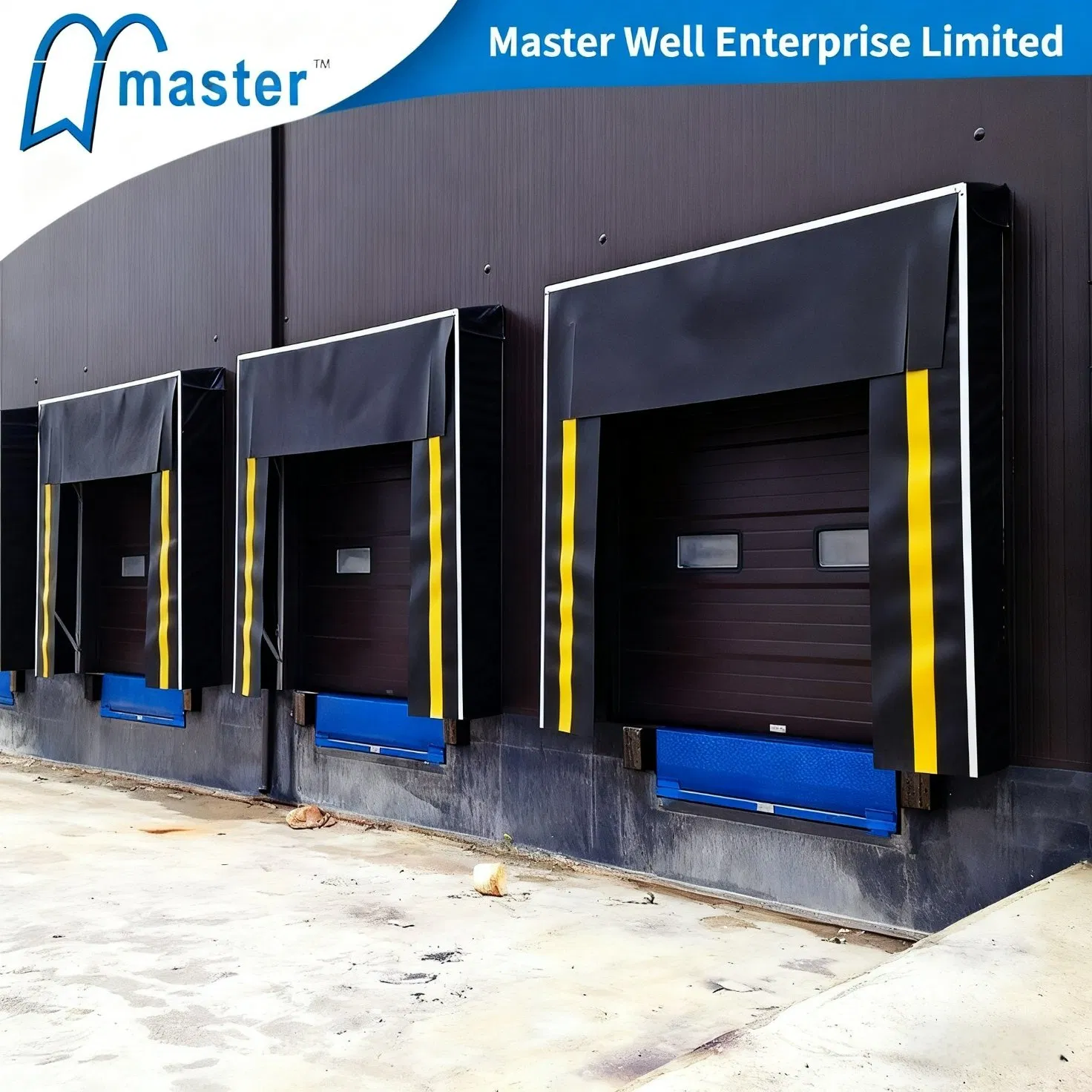 Truck Mechanical Waterproof PVC Dock Shelter Dock Seal for Warehouse Loading Dock Door