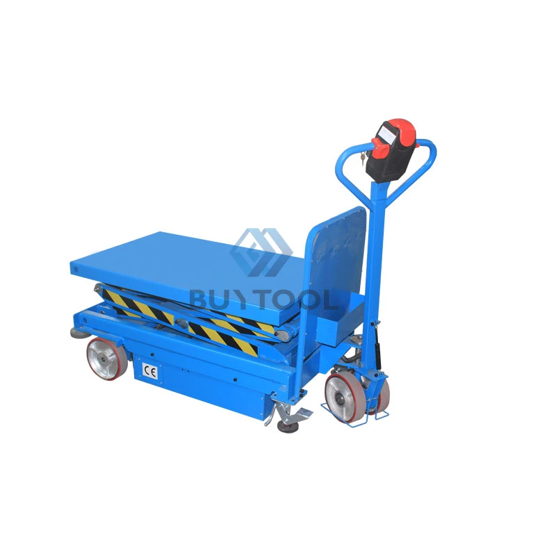 Self-Propelled Electric Hydraulic Scissor Lift for Cargo Handling