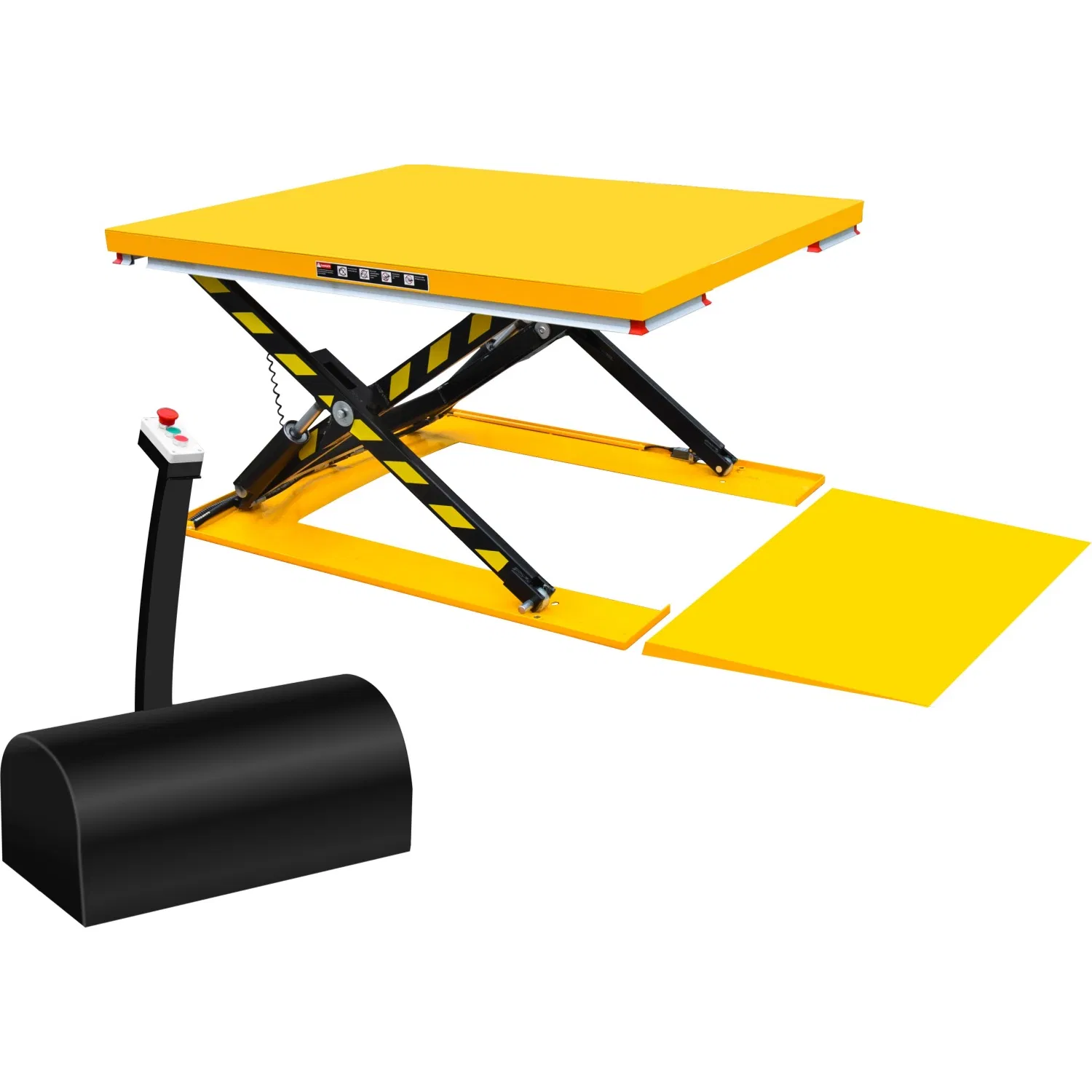 Battery Power Electric Scissor Lift Table Truck AC Power Stationary Scissor Platform
