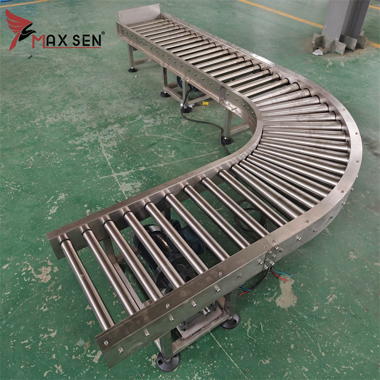 Maxsen Customized Roller Conveyor Hot Sale Industrial Steel Stainless Steel Roller Conveyor Warehouse Logistics Centers New