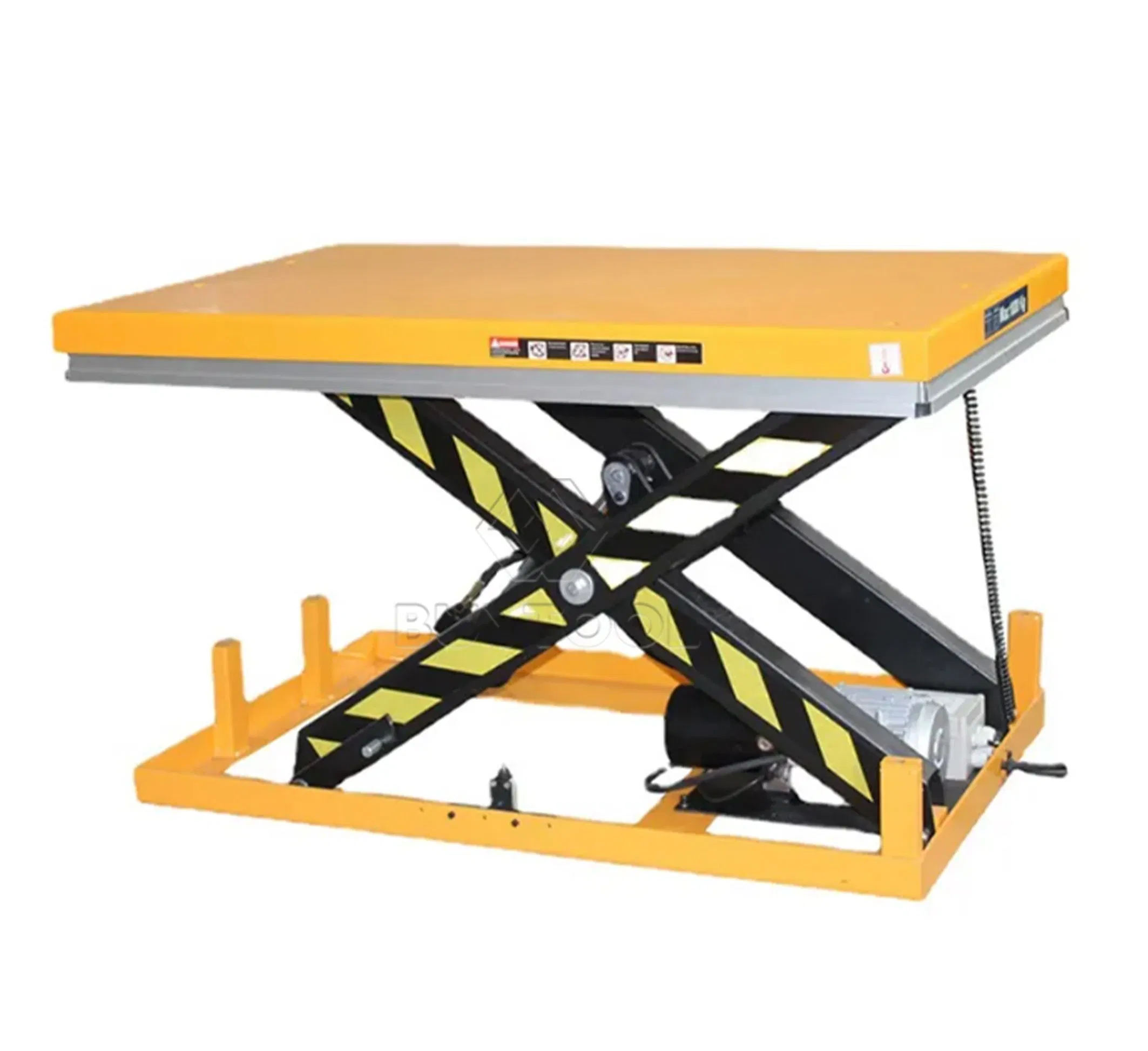Heavy Duty Hydraulic Scissor Lift Table 1000kg 2000kg Cargo Handling