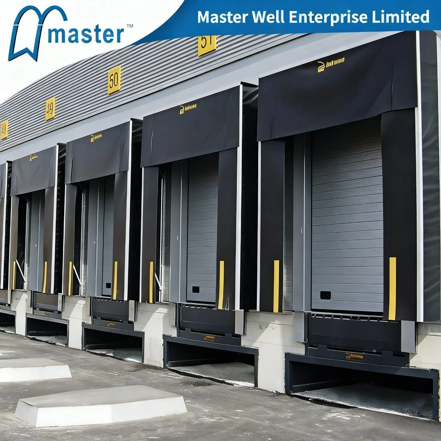 Truck Mechanical Waterproof PVC Dock Shelter Dock Seal for Warehouse Loading Dock Door