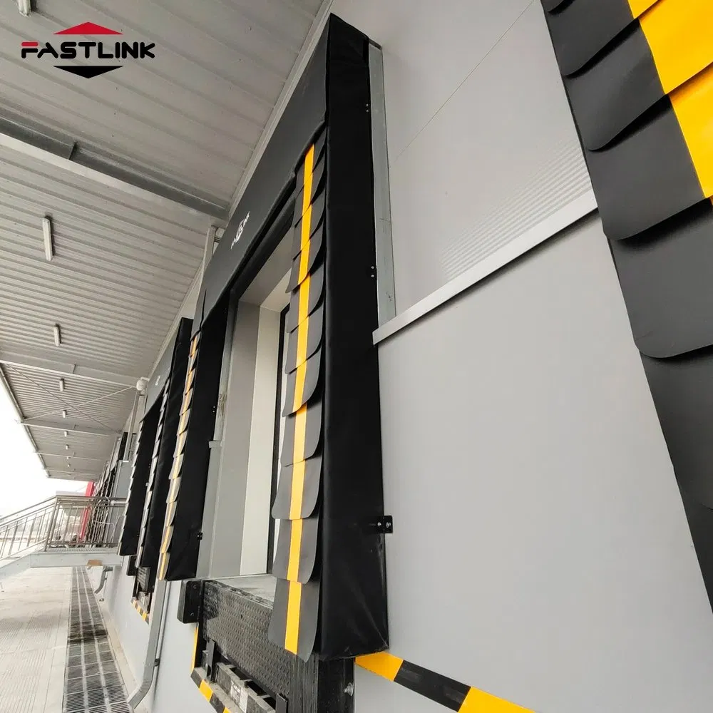 Fastlink Hot Sale Factory Warehouse Customized PVC Curtain Fabric Waterproof Insulated Truck Sponge Loading Dock Door Seals