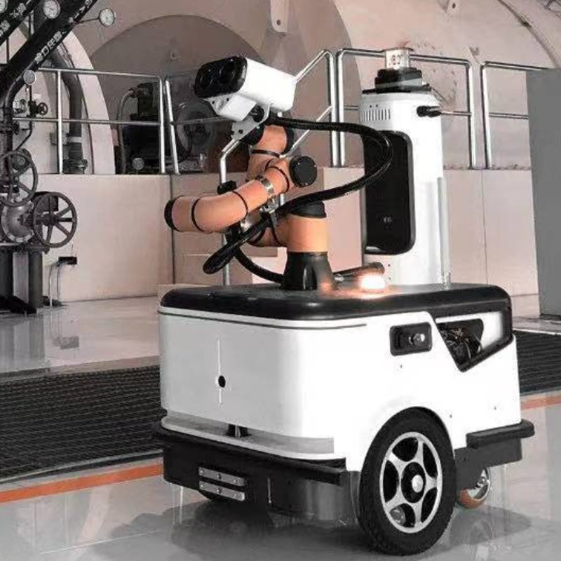 Aubo-I10 Mobile Composite Agv Robot Slam Lidar Navigation Visual Positioning Dual Wheel Differential Control for Material Handling