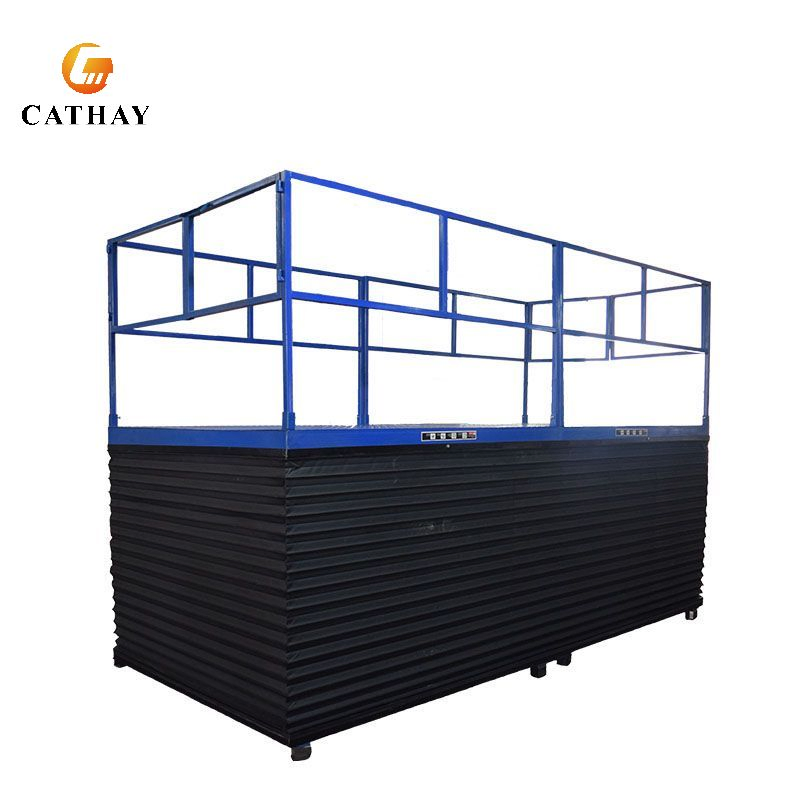 China Customized 1~50ton Hydraulic Small Mobile Electric Industrial Pallet Warehouse Stationary Double Scissor Lift Table