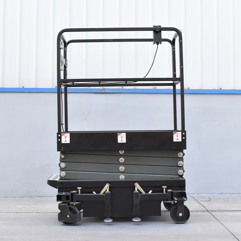 Compact 3m-5m Semi Electric Mobile Scissor Lift Tables Mini Small Electric Ladder Man Lift Platform for Sale