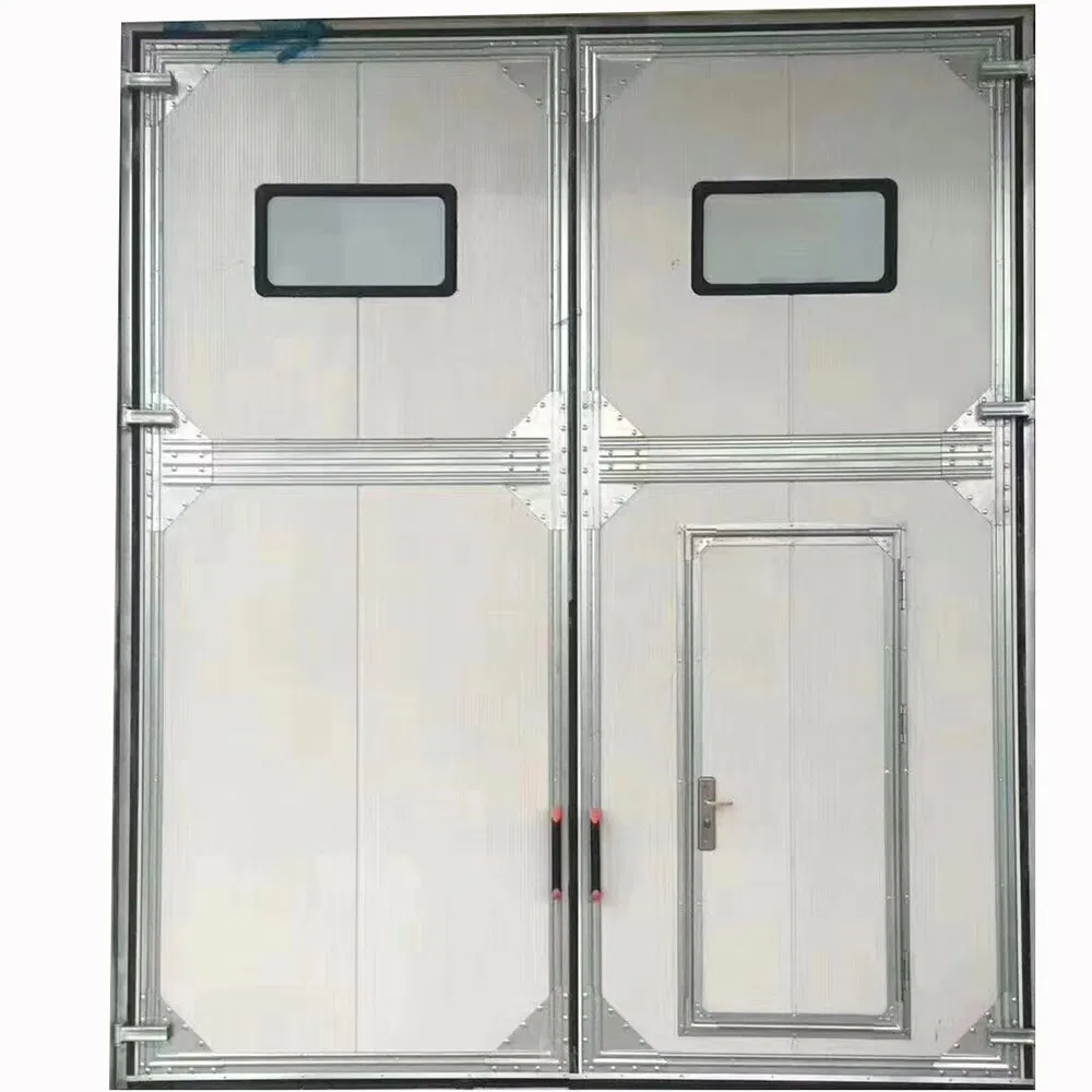 Durable Gray Industrial Gate - Custom Sizes with Electric or Manual Control