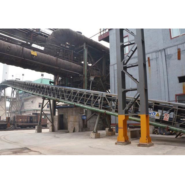 Long Distance Industrial Roller Conveyor with Rubber Belt