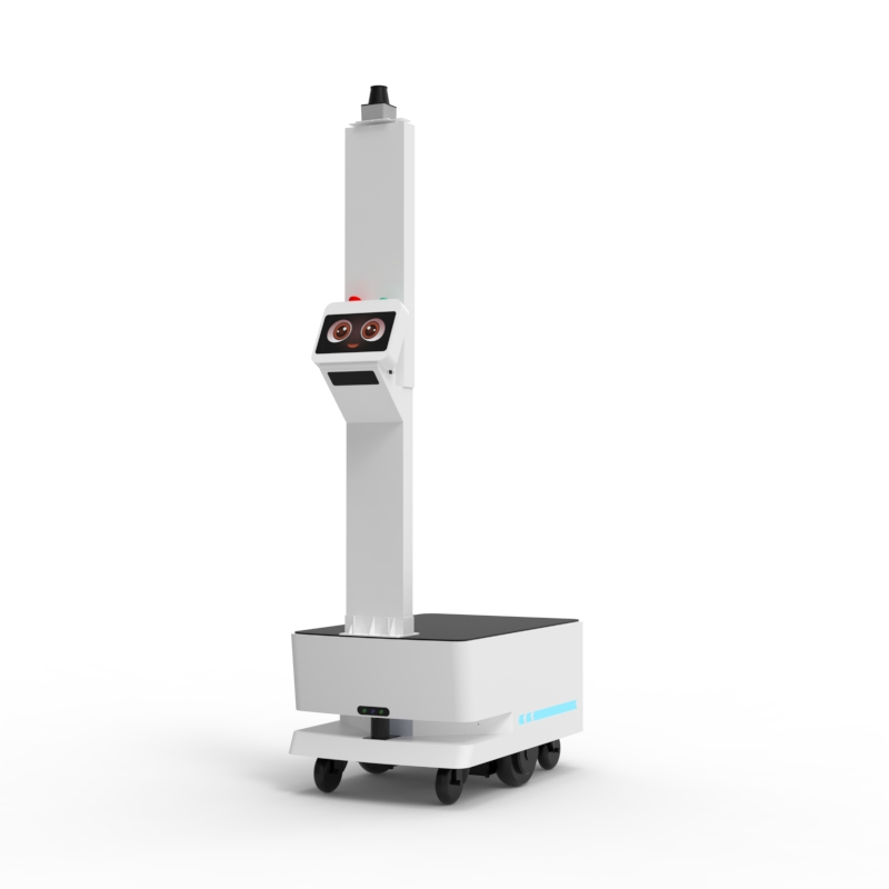 Factory Warehouse Material Handling Quality Autonomous Slam Navigated 100kg Payload Delivery Robot