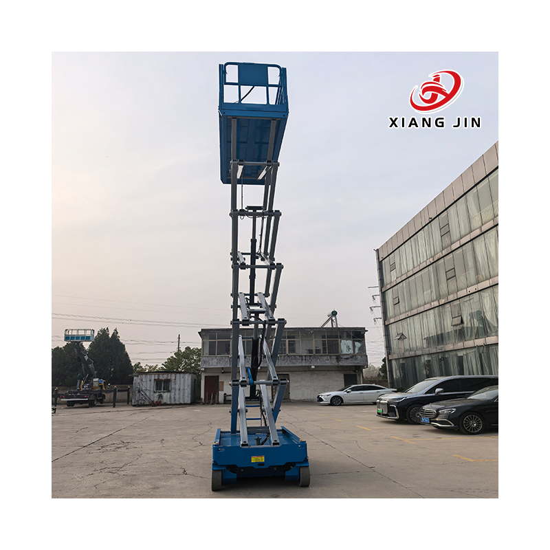 Mobile Electric Scissor Lift Platform 4m-12m Height Man Lift Platform