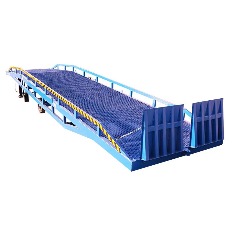 Customized Heavy Duty Mobile Yard Ramp for Warehouse Forklift Loading Ramp
