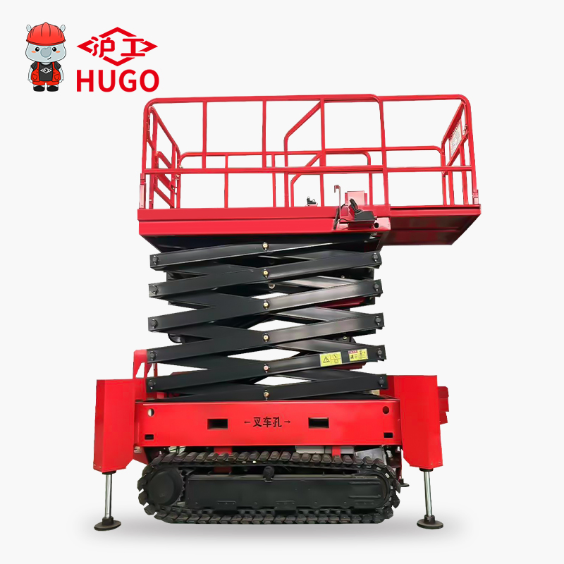 6m 8m 10m 12m Electric Mobile Scissor Lift Table Mobile Aerial Work Platform