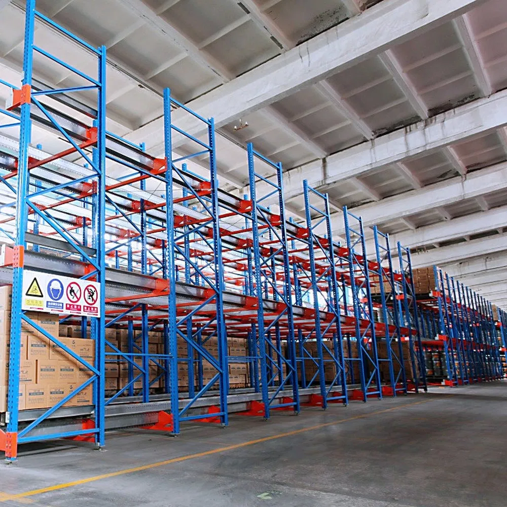 Food and Beverage Cold Chain High Density Warehouse Storage Shuttle Pallet Racking System