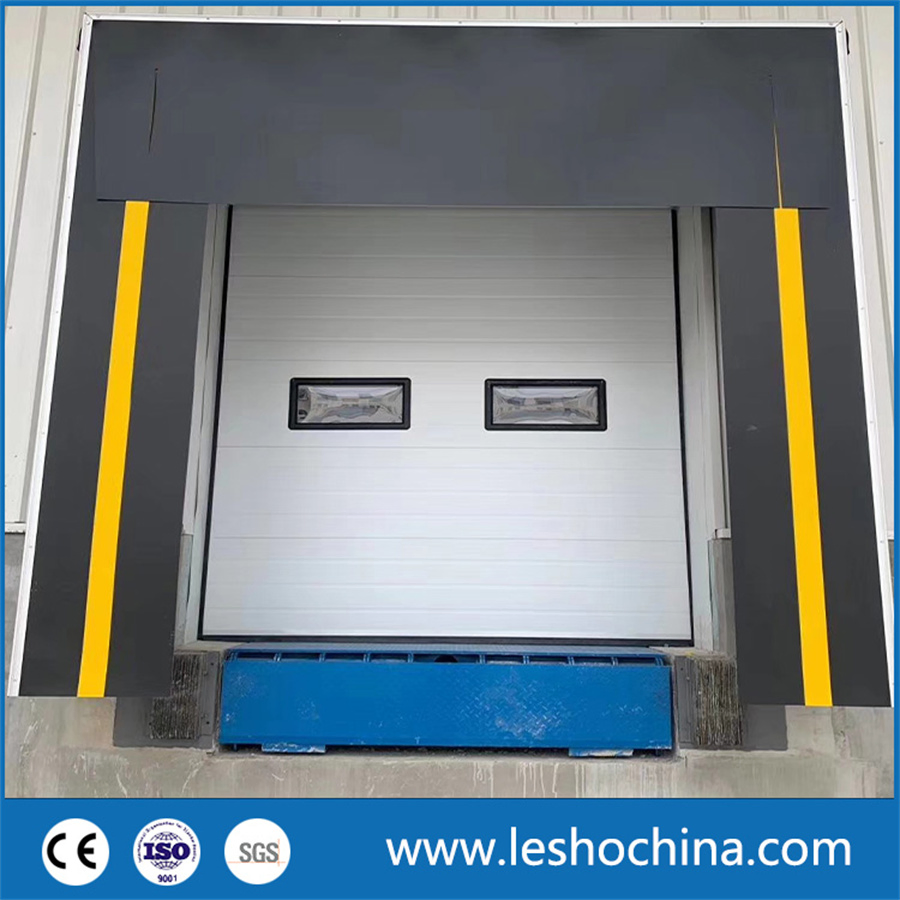 PVC Fabric Curtain Mechanical Dock Shelter Loading Dock Seals Installation