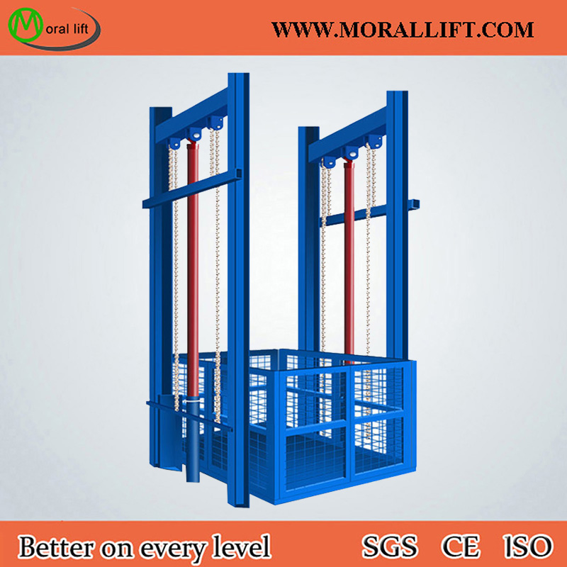 Hydraulic Drive Vertical Cargo Lift for Warehouse