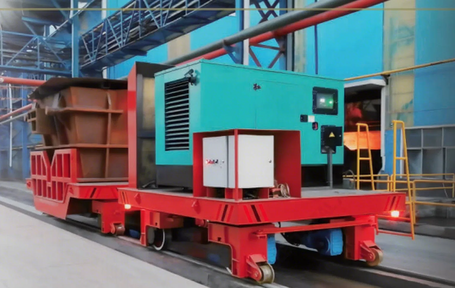 Automated Monorail Guided Vehicle for Efficient Factory Material Handling